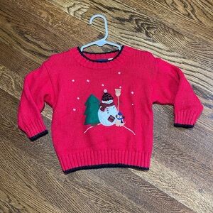Boys snowman sweater